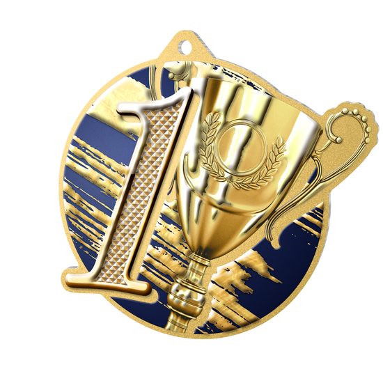 Aurum Stainless Steel Numbers Medal