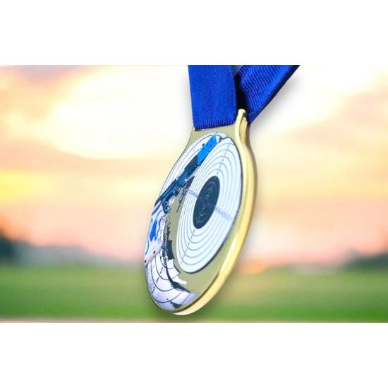 Sacul Shooting Color Texture 3D Print Medal