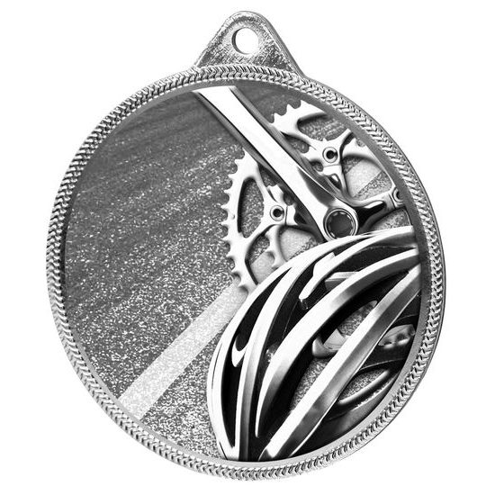 Cycling Classic Texture 3D Print Silver Medal
