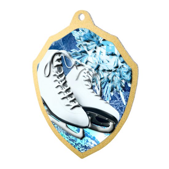 Molten Stainless Steel Ice Skating Medal