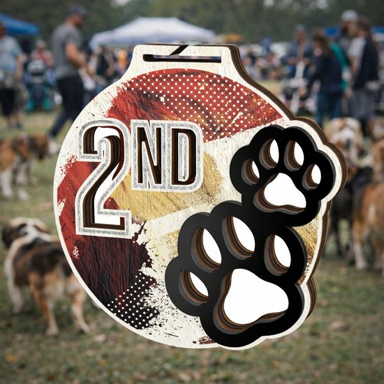 Highgrove Fusion Dog Paw 2nd Place Silver Medal