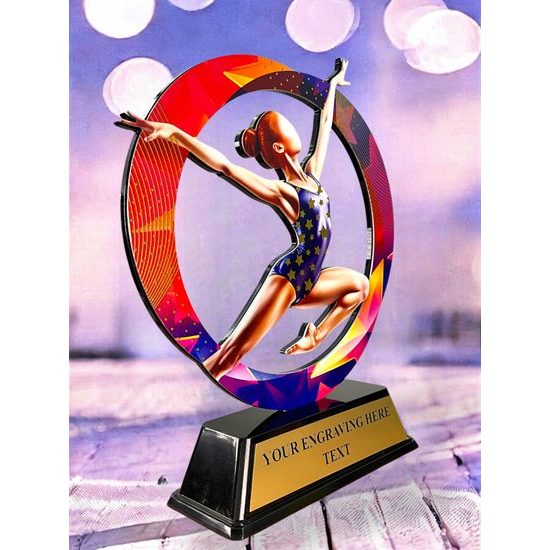 Onyx Stainless Steel Ballet Trophy
