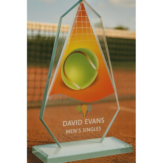 Levita Tennis Color Glass Award