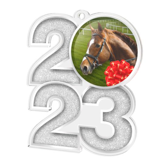 Horse Racing 2023 Acrylic Medal