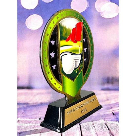 Sentinel Stainless Steel Golf Trophy