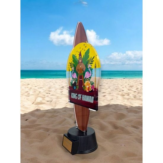Surf Custom Made Acrylic Award