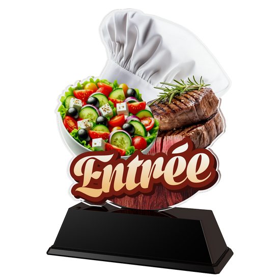 Entrée cook off Trophy