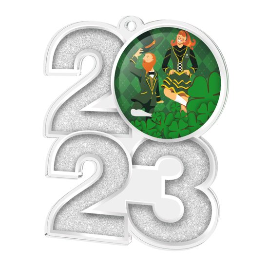 Irish Dancing Acrylic 2023 Medal