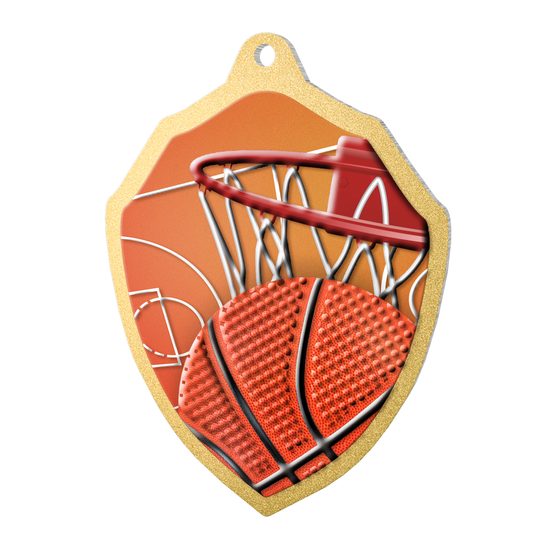 Molten Stainless Steel Basketball Medal