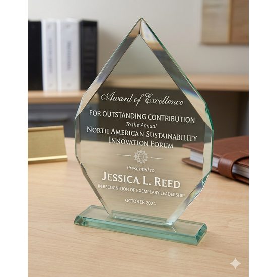 Sarasota Jade Crystal Award