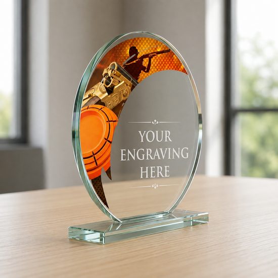 Newark Clay Pigeon Shooting Glass Award