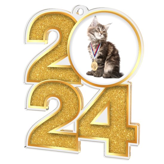 Cat Show 2024 Acrylic Medal