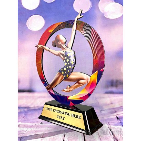 Onyx Stainless Steel Ballet Trophy