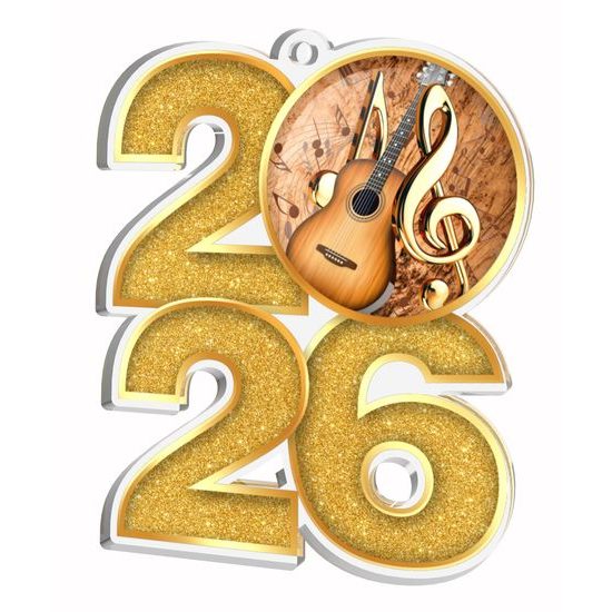 Music 2026 Acrylic Medal
