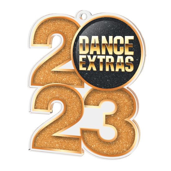 Dance Extras 2023 Acrylic Medal