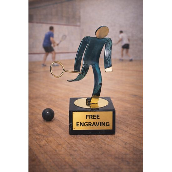 Toledo Squash Handmade Metal Trophy