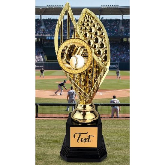 Taft Gold Baseball Trophy
