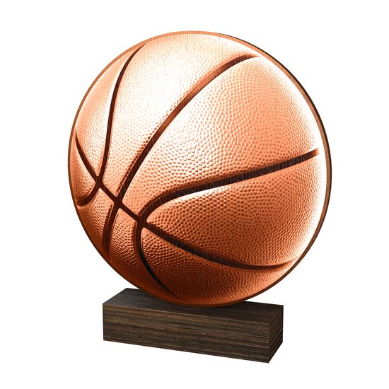 Sierra Classic Basketball Ball Real Wood Trophy