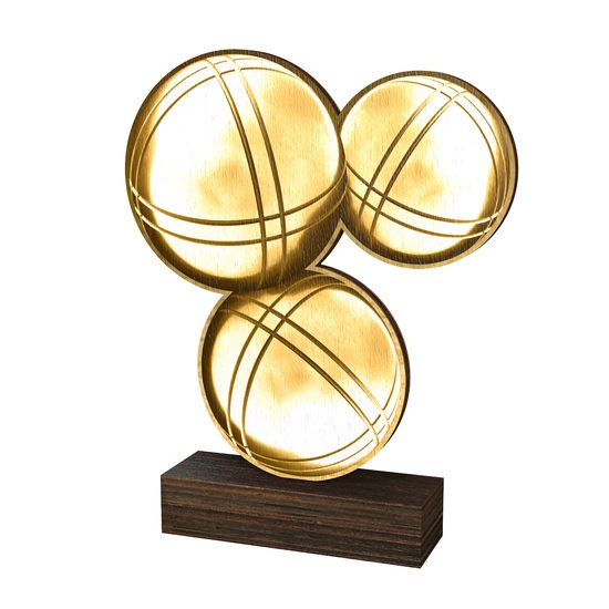 Sierra Classic Pétanque Real Wood Trophy