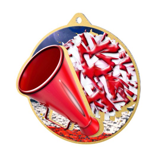 Aurum Stainless Steel Chreerleader Medal