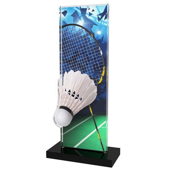 Apla Badminton Racket and Shuttlecock Trophy