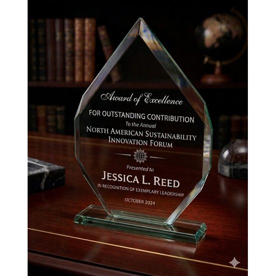 Sarasota Jade Crystal Award