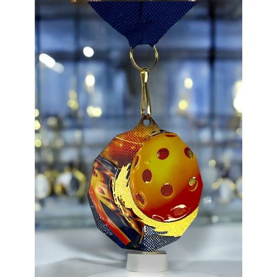 Polygon Stainless Steel Pickleball Medal