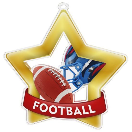 Football Mini Star Gold Medal