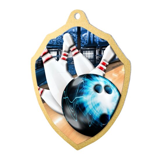 Molten Stainless Steel Bowling Medal