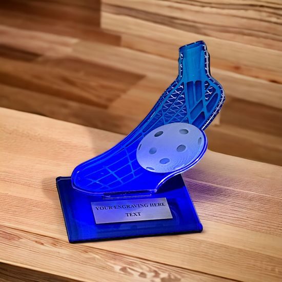 Cannes Printed Acrylic Floorball Trophy