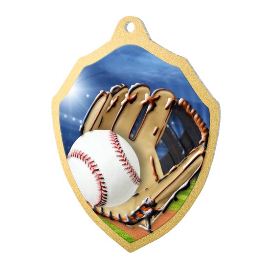 Molten Stainless Steel Baseball Medal