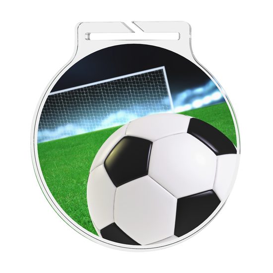 Atlas Soccer Acrylic Medal