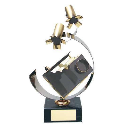 Ignite Photography Camera Handmade Metal Trophy