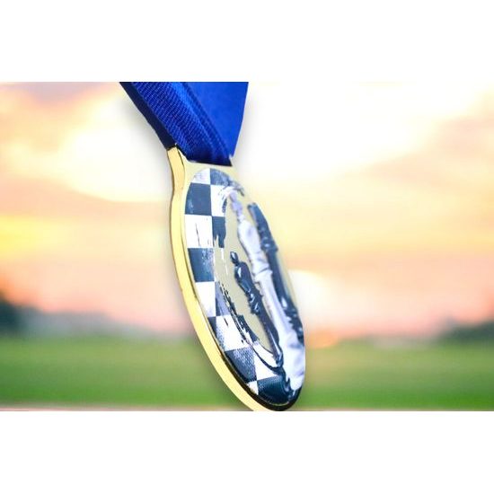 Sacul Chess Color Texture 3D Print Medal