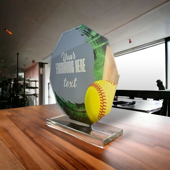 Hopper Softball Glass Award