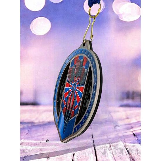 Noir Stainless Steel Electronic Darts Medal