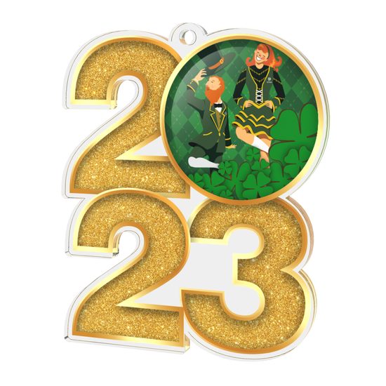 Irish Dancing Acrylic 2023 Medal