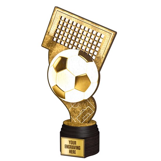 Frontier Classic Real Wood Soccer Trophy