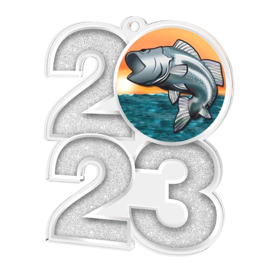 Fishing 2023 Acrylic Medal
