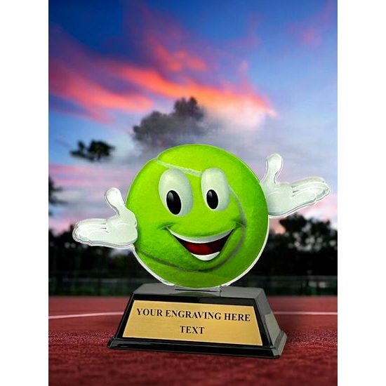 Tennis Smiling Ball Trophy