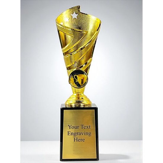 Spiral Star Gold Trophy