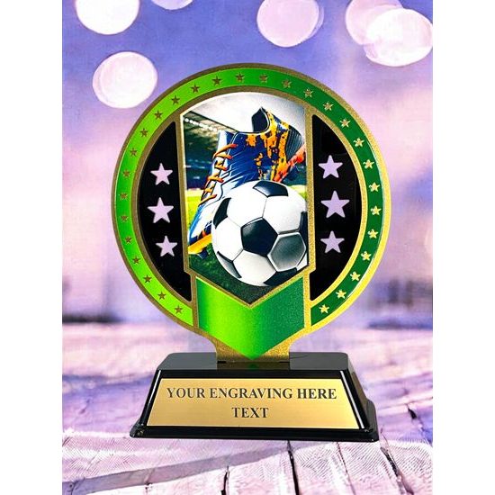 Sentinel Stainless Steel Soccer Trophy