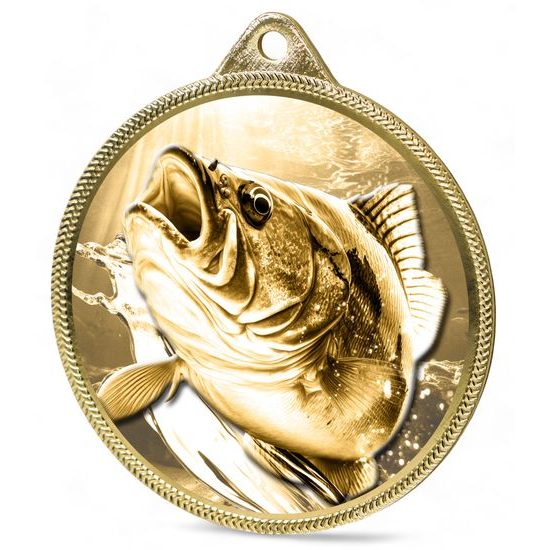Bream Fishing Texture Classic Print Gold Medal