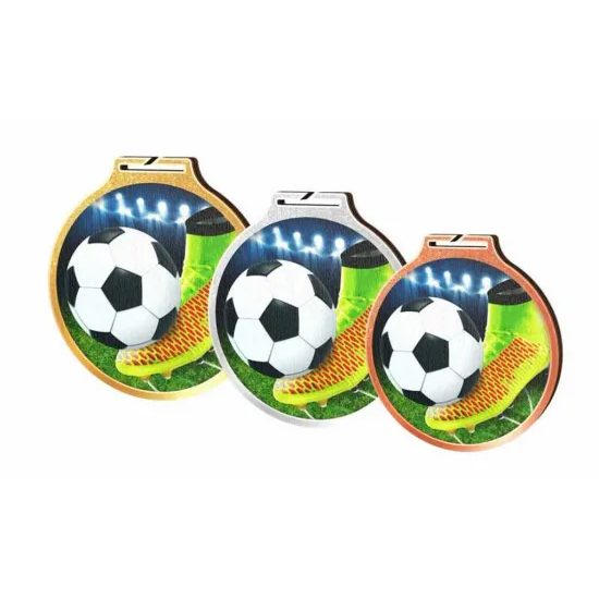 Habitat Soccer Eco Friendly Wooden Medal