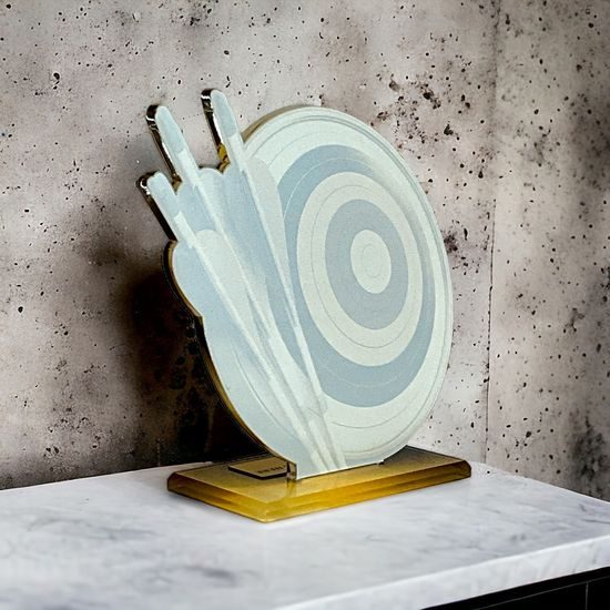 Cannes Printed Acrylic Archery Trophy