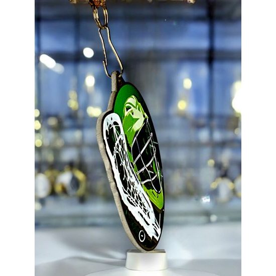 Aurum Stainless Steel Lacrosse Medal