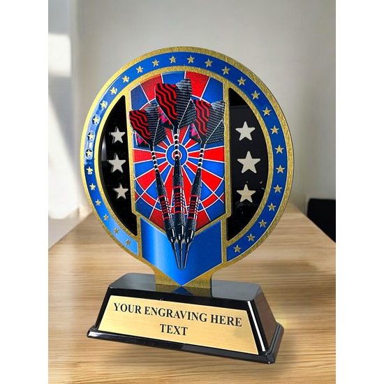 Sentinel Stainless Steel Darts Trophy