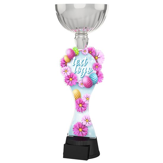 Easter Egg & Flower Silver Trophy