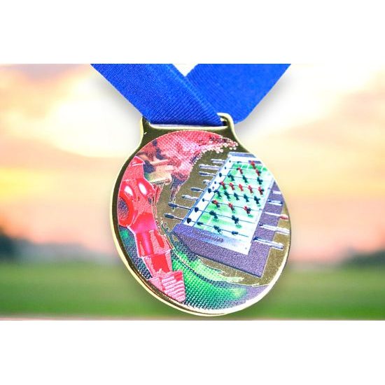 Sacul Foosball Color Texture 3D Print Medal