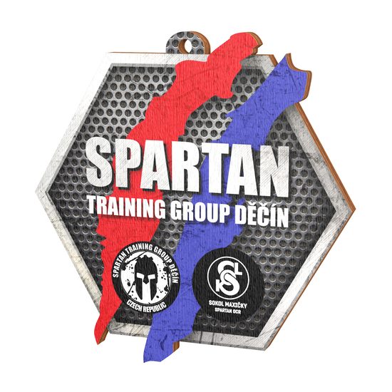 Custom Made Real Wood Logo Medal